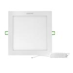 Geepas GESL55025 Square Slim Downlight Led 12W - Downlight Ceiling Light | Natural Cool White 6500K
