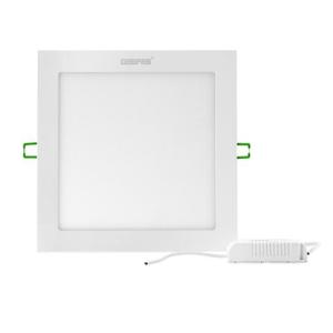 Geepas GESL55025 Square Slim Downlight Led 12W - Downlight Ceiling Light | Natural Cool White 6500K