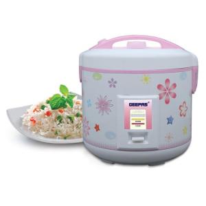 Geepas GRC4331 3.2L Electric Rice Cooker 1250W - Non-Stick Inner Pot, |Cook/Steam/Keep Warm Function | Make Rice & Steam Healthy Food & Vegetables