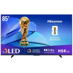 Hisense 85 Inch QLED 4K VIDAA Smart TV (3YR WRNTY)