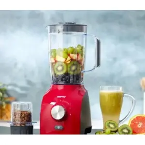 Geepas 2 in 600W Blender 1.8Litres GSB 5485 - Red,Geepas 2 in 600W Blender 1.8Litres GSB 5485 - Red,