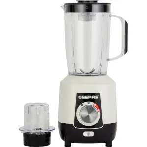Geepas 2 in 1 Blender with 2 Speed & Pulse Option Powerful 600W Powerful Motor Multi-functional 1.8L-Multi (1 YR WRNTY)