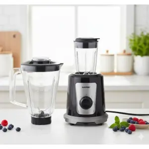 Geepas 550W 2-in-1 Multifunctional Unbreakable Jar Blender GSB44030