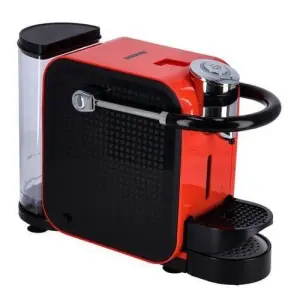Geepas 0.65L Capsule Coffee Machine - Black, Red