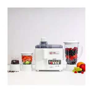 Geepas 650W 4-In-1 Food Processor GSB6147-White