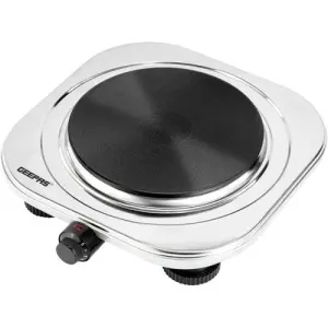 Geepas Stainless Steel Single Hot Plate, Indicator Light, GHP32023 1500W, Adjustable Temperature Control, Overheat Protection-Multi (1 YR WRNTY)