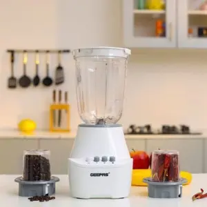 Geepas 3 In 1 Blender 1.5 Liters, White