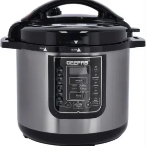 Geepas GMC35029 8L Digital Multi Cooker, Electric Pressure Cooker, 14 Cooking Programs – Black