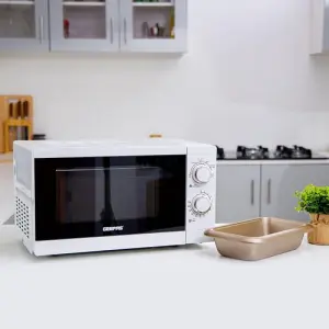 Geepas 20L Microwave Oven GMO 1899 - White. - (1yr Warranty).