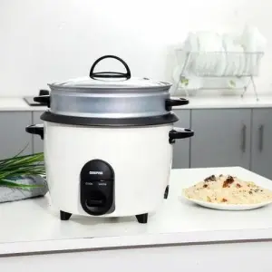 Geepas 1.5L Automatic Rice Cooker - White