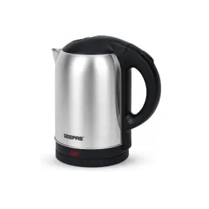 Geepas Stainless Steel Electric Kettle With Auto Shutt off and Boil Dry Protection 2 L