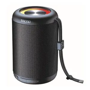 Tecno Square S3 Bluetooth Speaker ,Bass The Light ,Pure Bass , Colorful Light , Dual Speaker Pairing