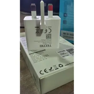Tecno 18W U180TKA + C11 Fast Charger Kit TYPE C- Colors May Vary