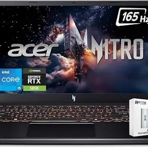 acer Nitro V 15 Gaming Laptop, 15.6" FHD 165Hz Display, 13th Intel 8-Core i5-13420H(>Intel i7-1260P), NVIDIA GeForce RTX 5050 8GB GDDR7 Graphics