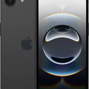iPhone 16e 5G, Non Active UK, 6.1-Inch Super Retina XDR Display, Advanced Dual Camera System, 3279mAh Battery, Fast Charging, Wireless Charging, A18 Chip