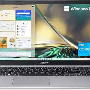 acer Aspire 5 A515-56-347N Slim Laptop - 15.6" Full HD IPS Display - 11th Gen Intel i3-1115G4 Dual Core Processor - 8GB DDR4-128GB NVMe SSD - WiFi 6 - Amazon Alexa - Windows 11