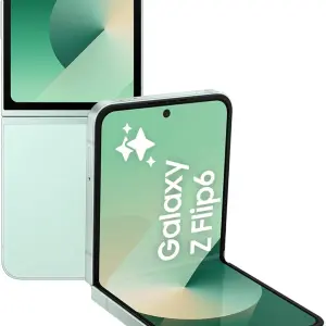 Samsung Galaxy Z Flip 6 5G, Active, 6.7-Inch Dynamic AMOLED 120Hz Foldable Display, 50MP Dual Camera System, 4000mAh Battery, Fast Charging, Wireless Charging