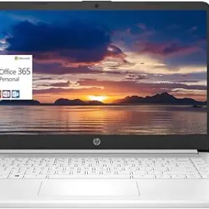 HP 2024 Premium 14" Micro-Edge Portable Laptop Student Business, Intel Quad-Core N4120, 8GB RAM, 192GB (64GB eMMC+ 128GB Card), Webcam, WiFi, Windows 11S + 1 Year Office 365