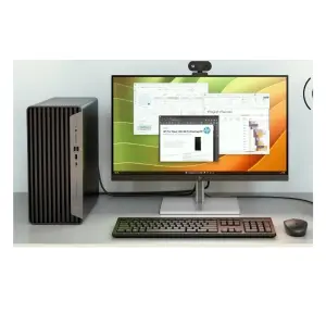 HP Pro Tower 400 G9 Desktop PC Intel Core i7-13700 8GB RAM 512GB SSD with 21.5" Monitor