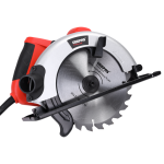 Geepas 1200W Circular Saw 185mm - Multi-Purpose Blade 65mm Cutting Depth,Depth & Angle Adjustment | Ideal for Wood, Mild Steel, Plastic