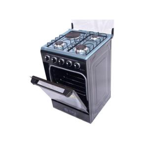 SPJ 3 Gas Burner With 1 Electric 50X50 Standing Gas Cooker - Black