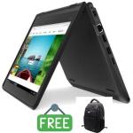 Lenovo Refurbished Think pad Yoga 11e Touchscreen 11.6", Intel Celeron 128GB SSD, 4GB Ram (Free Bag) - Black