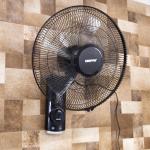 Geepas 16-Inch Wall Fan 60W - 3 Speed Settings with 7.5 Hours Timer | Wide Oscillation & Oveheat Protectio| Ideal for Home, Green House, Work Room or Office Use