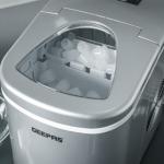 Geepas GIM63015UK Ice Cube Maker, Two Sizes, Produces 24kg Ice in 24 Hours - Ice Container 700g, Water Container 2.2L, Ecological Gas, Automatic Functioning