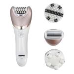 Geepas GLS86053 Lady Shaver Set - Electric Hair Remover | Detachable Shaving Head| On