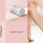 Geepas GLS86053 Lady Shaver Set - Electric Hair Remover | Detachable Shaving Head| On