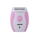 Geepas GLS8691 Lady Shaver - Rechargeable Portable Hair Remover Electric Trimmer Epilator for Face, Eyebrow, Legs Bikini Line Ladies Shaver