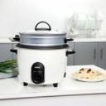 Geepas GRC35011 1.5L Automatic Rice Cooker 500W - Steam Vent Lid & Simple One Touch Operation |Make Rice, Steam Healthy Food & Vegetables