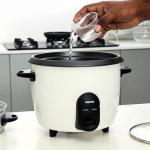 Geepas GRC35011 1.5L Automatic Rice Cooker 500W - Steam Vent Lid & Simple One Touch Operation |Make Rice, Steam Healthy Food & Vegetables
