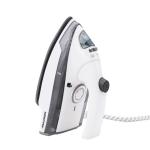 Geepas GSI7806 800W Dry Iron with Foldable Handle - Non-Stick Coating Plate & Adjustable Thermostat Control | Steam Shot, Transparent Water Tank, Durable Material | 2 Years Warranty