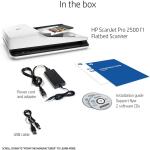 Hp ScanJet Pro 2500 f1 Flatbed OCR Scanner - White