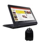 Lenovo Thinkpad 11e Yoga X360 Touch Screen 11.6",Intel Celeron 500 GB HDD,4GB Plus Free Bag- Black, Refurbished