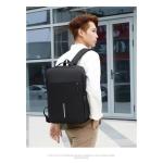 STY 15.6"Laptop Bag Men Backpack With USB Charging Jack Large Capacity Backpack