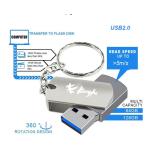 Metal USB Flash Drive - Silver 128GB