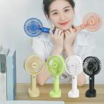 Black Mini Portable Handheld Fan - USB Rechargeable