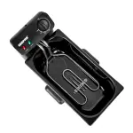 Geepas Deep Fryer- GDF36015N/ 3.0 L Capacity, Brushed Stainless Steel Housing/ Fully Immersible Heating Element, Adjustable Temperature/ 2 Years Warranty, Black & Silver