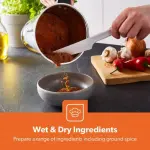 Geepas 5-IN-1 Mixer Grinder-1000W Powerful Copper Motor and Stainless Steel Jars Modern Design, Durable Body, Robust Handles and Sharp Blades- Multi (1 YR WRNTY)