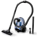 Geepas Vacuum Cleaner Handheld & Stick, 1.5L Dust Bag Capacity, Powerful Motor Comfortable Handle, Rolling Wheels With Easy Parking Nozzle And Dust Full Indicator -Mult