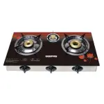 Geepas GGC31012 3 Burner Gas Cooker - Multicolor