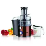 Geepas Centrifugal Juicer - 2.2 L Pulp Container Machine Juice Extractor with 75MM Wide Mouth 2 Speed, Stainless Steel Body, Non-Slip Feet-Multi (1 YR WRNTY)