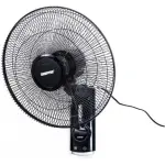 Geepas 16 Inch Wall Fan With Remote Control | 3 Speed Settings | Oscillating & Static Feature | 60W | GF9479