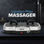 Geepas GVP86107 Vibration Plate Massager | Touchscreen Display | Bluetooth Music| Remote Control and 200W Powerful Motor for Full Body Home Fitness Training System