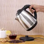 Geepas 1.8 Liter Stainless Steel Electric Kettle - GK5454N - Silver, Black.