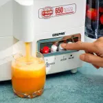 Geepas 4-in-1 Food Processor-Blades for Blending Mincing and Milling Function Unique Detachable Parts and Rich in Design 2 Speed Control with Pulse-White (1 YR WRNTY)