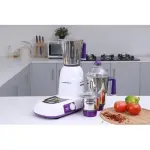 Geepas 3-in-1 Mixer Grinder - White, Red