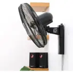 Geepas Electric -Wall Mount Fans - GF9483 -Black/Multi (1 YR WRNTY)